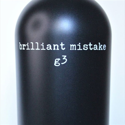 750ml bottle of 2018 Brilliant Mistake Cabernet Sauvignon g3 from the Beckstoffer George's III Vineyard in the Rutherford AVA of Napa Valley California