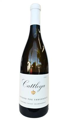 750ml bottle of 2021 Cattleya Chardonnay Beyond the Threshold from the Sonoma Coast AVA of Sonoma County California