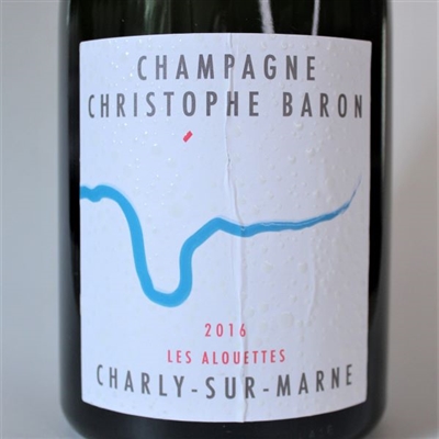 1.5L Magnum of 2016 Champagne Christophe Baron Les Alouettes Brut Nature from Charly-Sur-Marne Champagne France