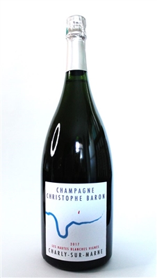 1.5L Magnum of 2017 Champagne Christophe Baron Le Hautes Blanches Vignes Brut Nature from Charly-Sur-Marne Champagne France