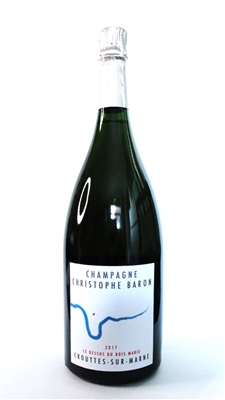 1.5L Magnum of 2017 Champagne Christophe Baron Le Dessus Du Bois Marie Brut Nature from Crouttes-Sur-Marne Champagne France