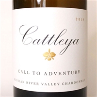 750ml bottle of 2019 Cattleya Chardonnay Call to Adventure from the Russian River Valley AVA of Sonoma County California