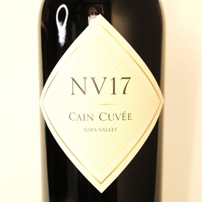 750ml bottle of Cain NV17 Cuvee from Napa Valley California