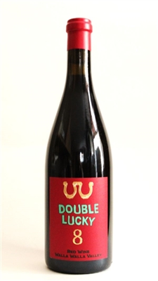 750ml bottle of 2019 Double Lucky 8 Red Wine by No Girls of Walla Walla Valley Washington