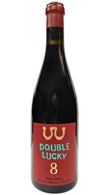 750ml bottle of 2022 Double Lucky 8 Red Wine by No Girls of Walla Walla Valley Washington