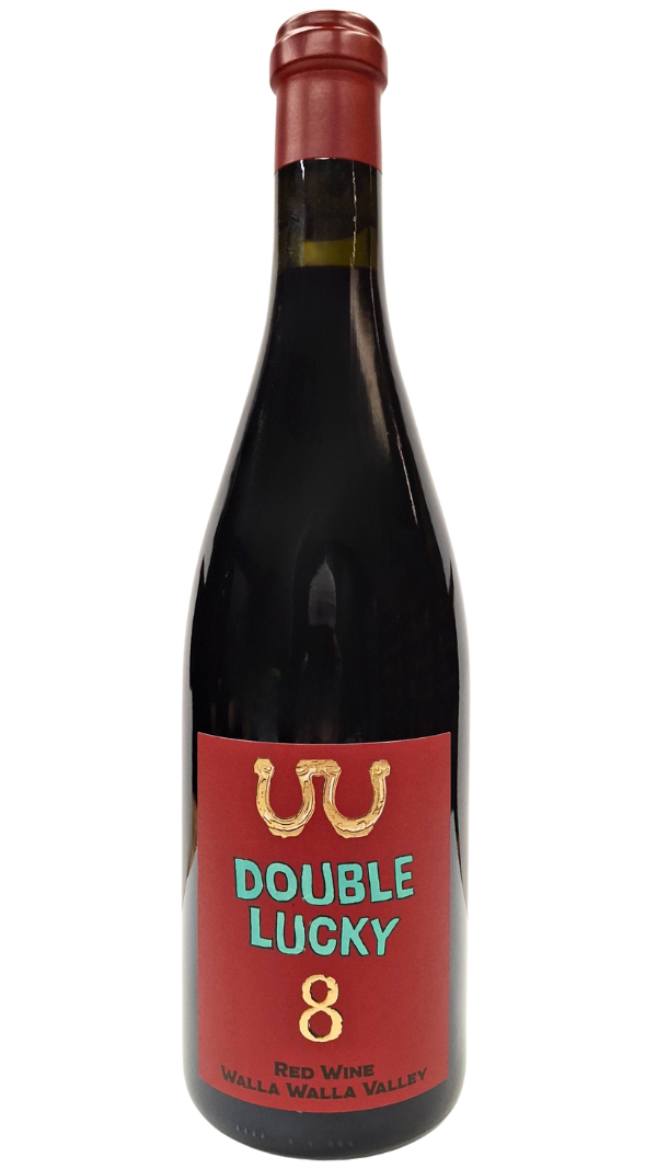 750ml bottle of 2022 Double Lucky 8 Red Wine by No Girls of Walla Walla Valley Washington