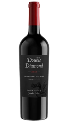 750ml bottle of 2021 Double Diamond Proprietary Red Wine by Schrader Cellars in Oakville AVA of Napa Valley California