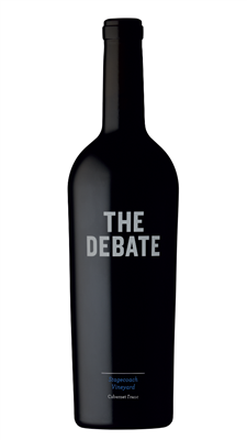750ml bottle of 2018 The Debate Cabernet Franc from Stagecoach Vineyard in the Oakville AVA of Napa Valley California USA