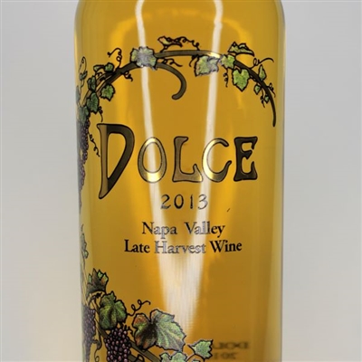 375ml bottle of 2013 Dolce Late Harvest dessert wine from Napa Valley California