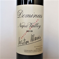 750ml bottle of 2018 Dominus Red Wine of Napa Valley California USA
