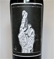 750ml bottle of 2017 Faethm Fingers Crossed Syrah red wine from Ventura County California