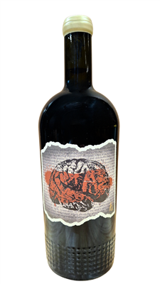750ml bottle of 2023 Fingers Crossed Brain Teaser red wine from Ventura County California