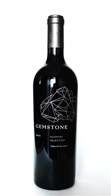 750ml bottle of 2019 Gemstone Vineyards Cabernet Sauvignon Alluvial Selection from the Yountville AVA of Napa Valley California