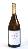 750ml bottle of 2021 GoGi Wines Goldie Chardonnay from the John Sebastiano Vineyard in the Sta. Rita Hills of Santa Barbara County California