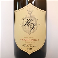 750ml bottle of 2018 Hyde De Villaine Chardonnay from the Hyde Vineyard of Carneros Napa Valley California