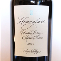 750ml bottle of 2019 Hourglass Blueline Estate Cabernet Franc from the Calistoga AVA of Napa Valley California