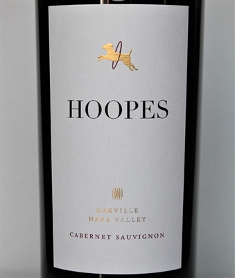 750ml bottle of 2014 Hoopes Vineyard Oakville Cabernet Sauvignon from the Oakville AVA of Napa Valley California