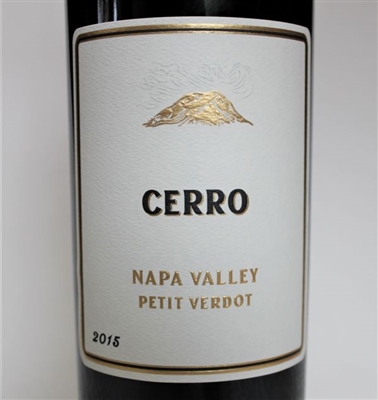 750ml bottle of 2015 Cerro Petit Verdot from Napa Valley California by JDB wines