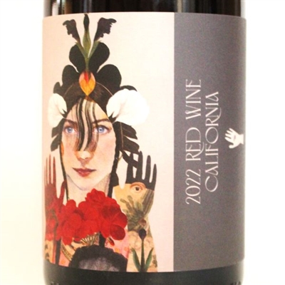 750ml bottle of 2022 Jolie-Laide Trousseau Noir Cabernet Pfeffer Gamay Valdiguie red blend from California