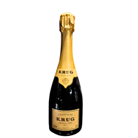 375ml bottle of Champagne Krug Grande Cuvee Brut from Reims France