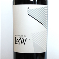 750ml bottle of 2019 Law Estate Wines Audacious red blend of Grenache Carignan and Cabernet Sauvignon from Paso Robles California USA