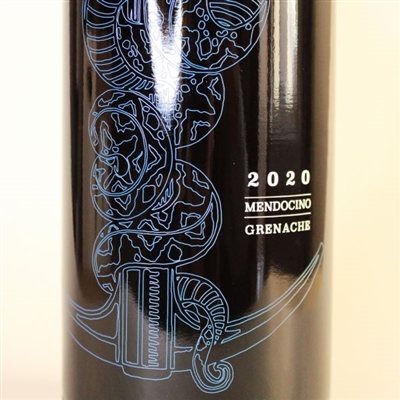 750ml bottle of 2020 Lucky Rock Prospecting Series Grenache from the Venturi Vineyard of Mendocino County California