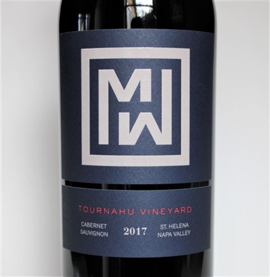 750ml bottle of 2017 Mending Wall Tournahu Cabernet Sauvignon from the of Napa Valley California
