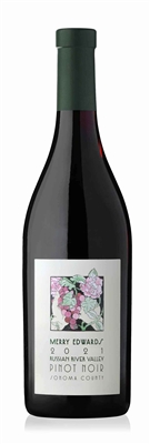 750ml bottle of 2021 Merry Edwards Pinot Noir from the Russian River Valley AVA of Sonoma County California