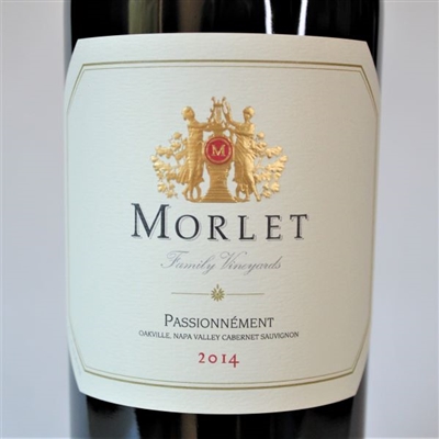 750ml bottle of 2014 Morlet Passionnement Cabernet Sauvignon red blend from the Oakville AVA of Napa Valley California