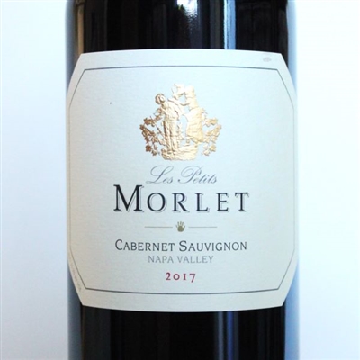 750ml bottle of 2017 Morlet Les Petits Cabernet Sauvignon red blend Napa Valley California