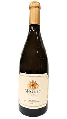 750ml bottle of 2021 Morlet Ma Douce Chardonnay from the Fort Ross-Seaview AVA of Sonoma County California