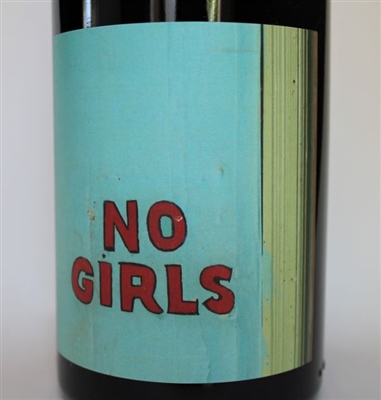 750ml bottle of 2015 No Girls Syrah from the La Paciencia Vineyard in Walla Walla Valley of Washington State