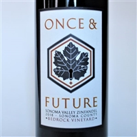 750ml bottle of 2018 Once and Future Bedrock Vineyard Zinfandel from Sonoma Valley California