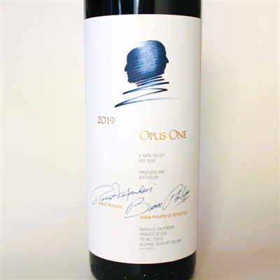 750ml bottle of 2019 Opus One red blend from the Napa Valley of California USA