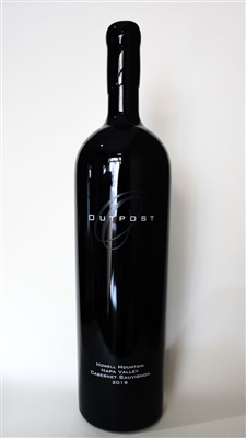 1.5L Magnum bottle of 2019 Outpost Estate Cabernet Sauvignon from Howell Mountain in Napa Valley California