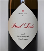 750ml bottle of 2016 Paul Lato East of Eden Chardonnay from the Pisoni Vineyard in the Santa Lucia Highlands AVA of Monterey County California