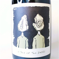 750ml bottle of 2019 Pec and Burl A Tale of Two Dudes Grenache from the Willow Creek District of Paso Robles California