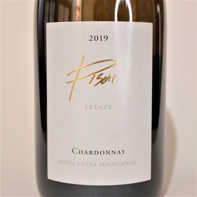 750ml bottle of 2019 Pisoni Estate Chardonnay from the Santa Lucia Highlands AVA of Monterey County California