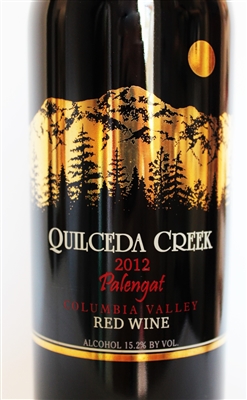 750 ml bottle of 2012 Quilceda Creek Palengat Vineyard Proprietary Red Blend from the Horse Heaven Hills AVA of Washington State