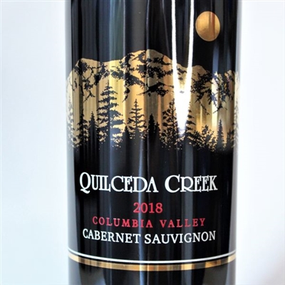750ml bottle of 2018 Quilceda Creek Columbia Valley Cabernet Sauvignon Columbia Valley Washington