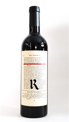 750ml bottle of 2021 Realm Cellars The Bard Proprietary blend of Cabernet Sauvignon  Merlot and Petit Verdot from Napa Valley California
