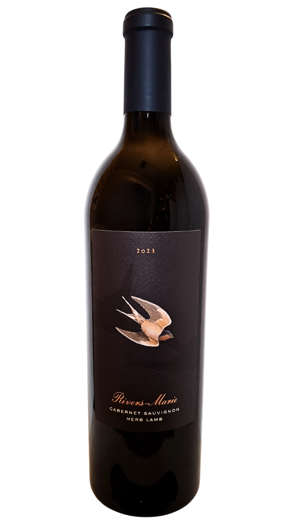 750 ml bottle of 2023 Rivers-Marie Cabernet Sauvignon from Herb Lamb Vineyard in Napa Valley California