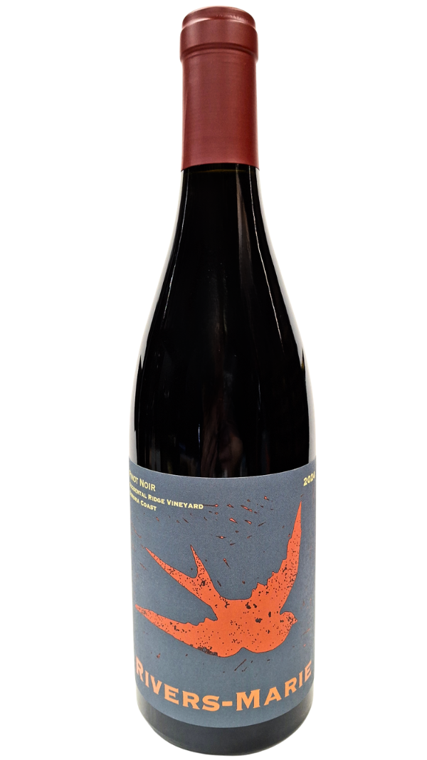 750 ml bottle of 2024 Rivers-Marie Pinot Noir from the Occidental Ridge Vineyard Sonoma Coast of California red wine