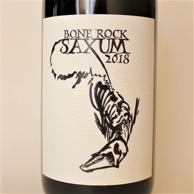 750ml bottle of 2018 Saxum Bone Rock red wine from Willow Creek District AVA of Paso Robles California