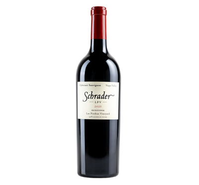 750 ml bottle of 2021 Schrader LPV Beckstoffer Las Piedras Vineyard Cabernet Sauvignon from Napa Valley, California