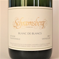 750ml bottle of 2018 Schramsberg Blanc de Blancs sparkling wine from the North Coast AVA of California