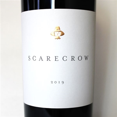 750ml bottle of 2019 Scarecrow Cabernet Sauvignon from the J.J. Cohn Vineyard of Rutherford in Napa Valley California. A 100 point wine by winemaker Celia Welch