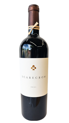 750ml bottle of 2021 Scarecrow Cabernet Sauvignon from the J.J. Cohn Vineyard of Rutherford in Napa Valley California. A 100 point wine by winemaker Celia Welch