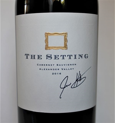 750ml bottle of 2016 The Setting Cabernet Sauvignon from Alexander Valley Sonoma California