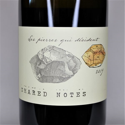 750ml bottle of 2019 Shared Notes Les Pierres Qui Decident sauvignon blanc from the Russian River Valley of Sonoma County California